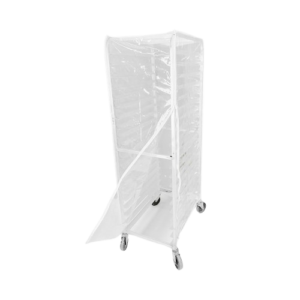 COMMERCIAL DURABLE BAKERY RACK COVER <br>SIZE: 63" x 23" x 28"<br>20-TIER<br>Made in USA