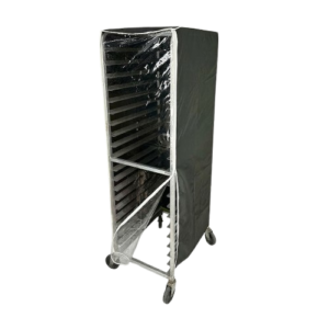 COMMERCIAL DURABLE BAKERY RACK COVER <br>SIZE: 64" x 23" x 28"<br>20-TIER<br>Made in USA